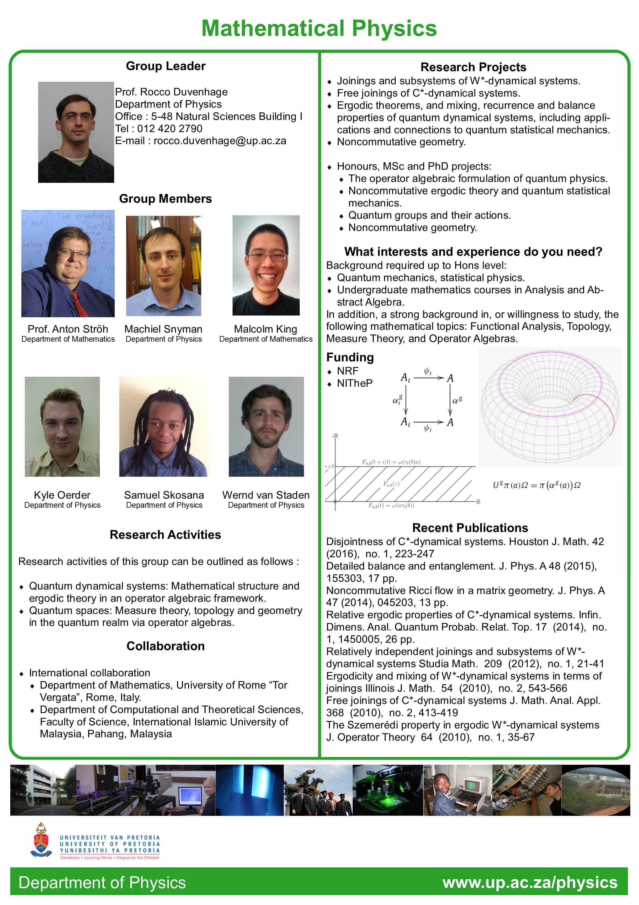 Mathematical physics research poster