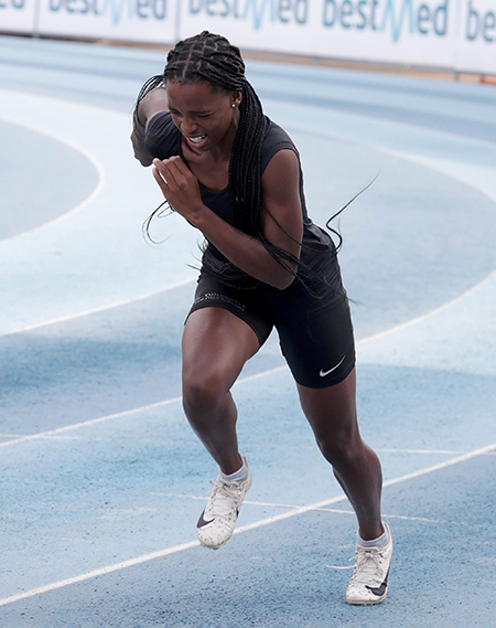 17-year-old TuksSport High School learner Viwe Jingqi 