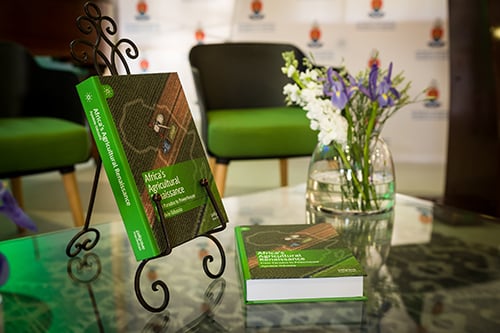 Copies of the book 'Africa’s Agricultural Renaissance: From Paradox to Powerhouse'