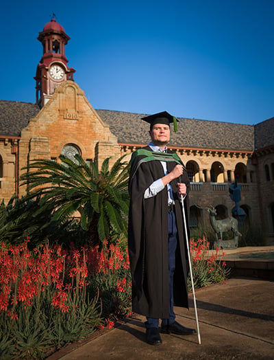 UP graduate Zak Claassen 