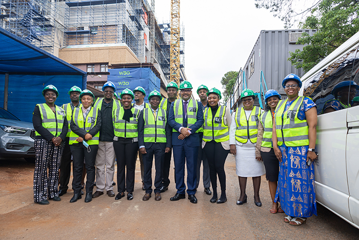 Representatives from the South African Health Products Regulatory Authority, the International Atomic Energy Agency, W230, Department of Mineral Resources and Energy, NTP Radioisotopes SOC Ltd, a subsidiary of the South African Nuclear Energy Corporation (Necsa) and Steve Biko Academic Hospital recently visited the NuMeRi main centre.