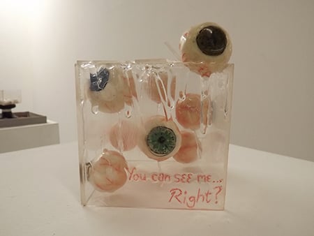 Student Marli Jansen’s artwork ‘You Can See Me, Right?’
