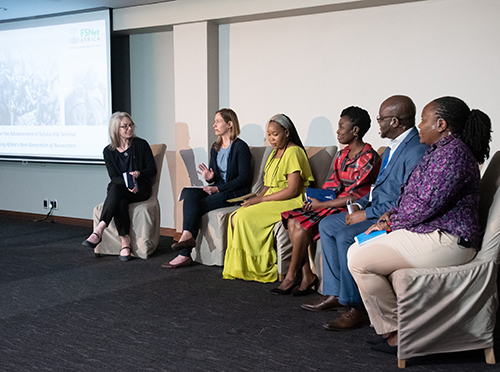 Panel discussion led by FSNet-Africa Co-Director and Co-Principal Investigator ProfClaire Quinn
