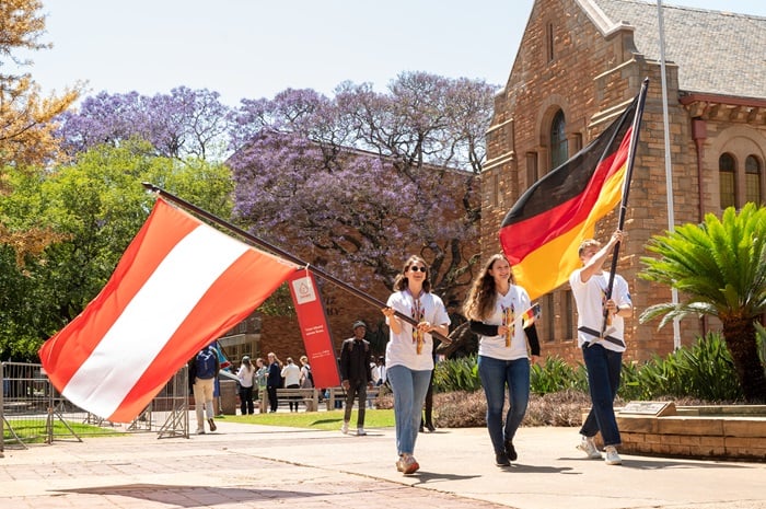 UP students at the International Students' Day Parade