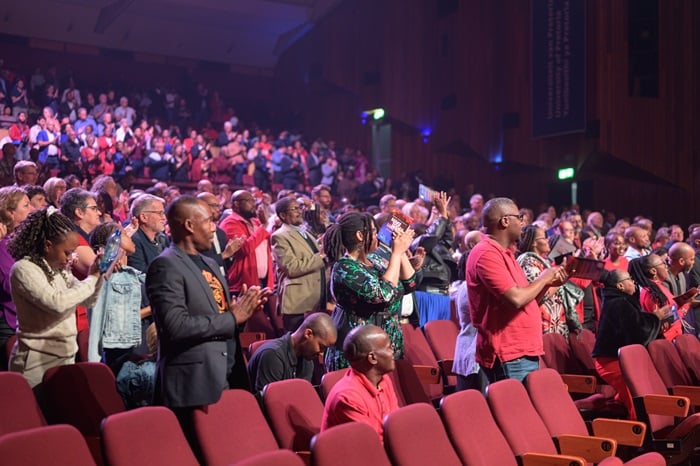 Members of the audience were impressed by the artistry on display.