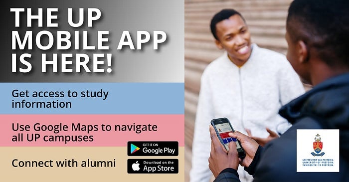 Download Our New Up Mobile App Now University Of Pretoria Download Our New Up Mobile App Now University Of Pretoria