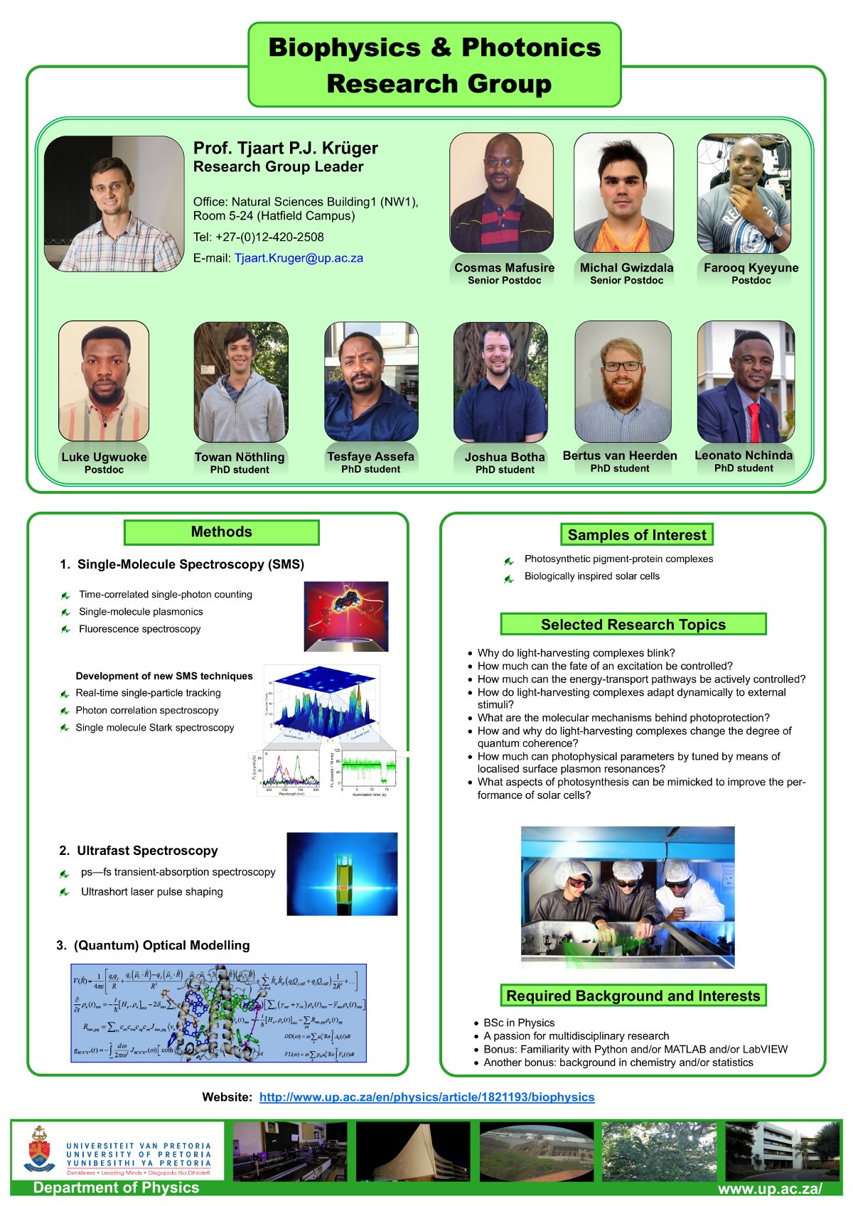 Carbon technology, materials and nano-Magnetism research group poster
