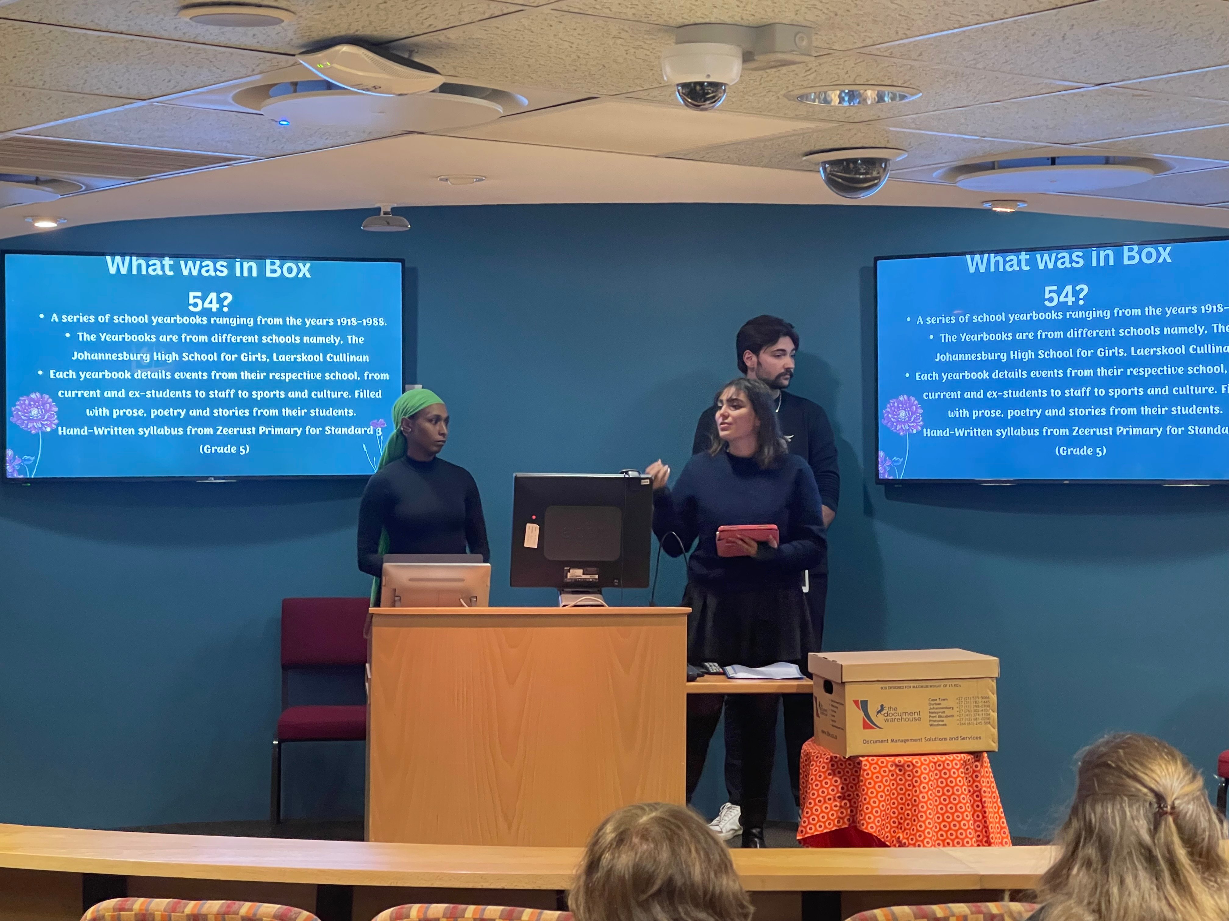 Group B: Thabang Mabitle, Alison De Ponte De Gouveia and Evan Parr
