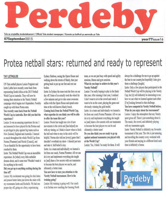 Die Perdeby 07 September 2015