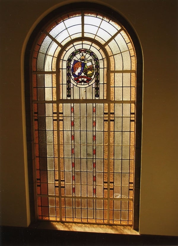 Old Arts TUC lead glass work 