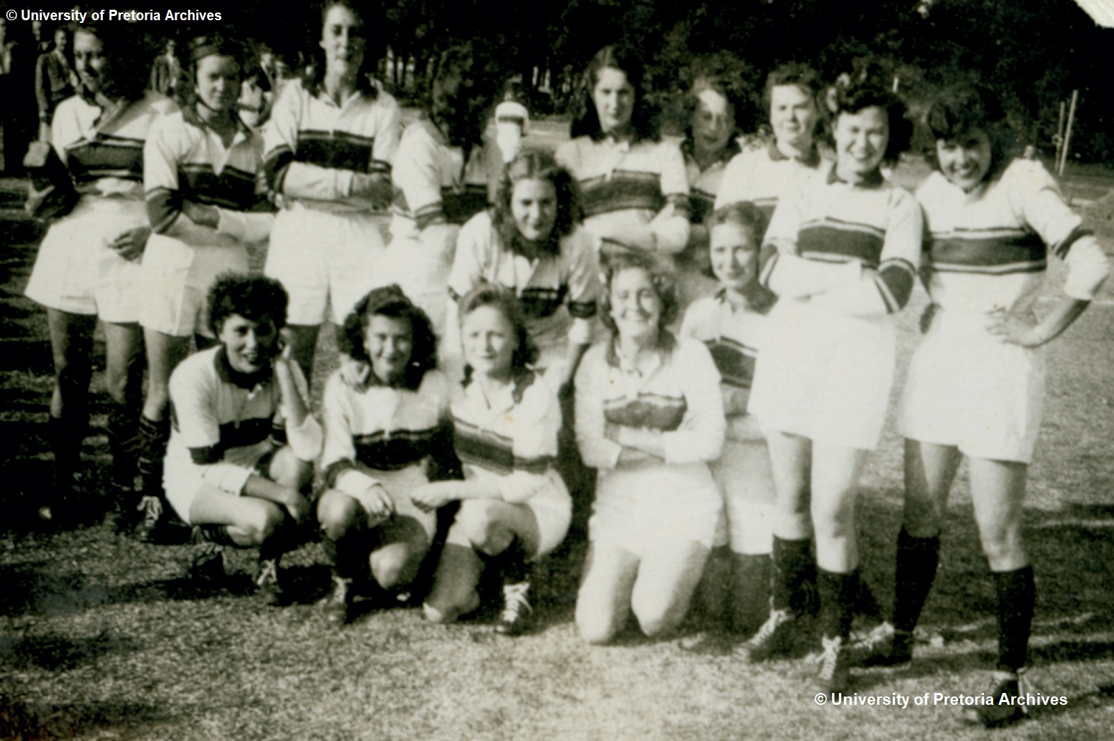 Early Tukkie women's rugby team