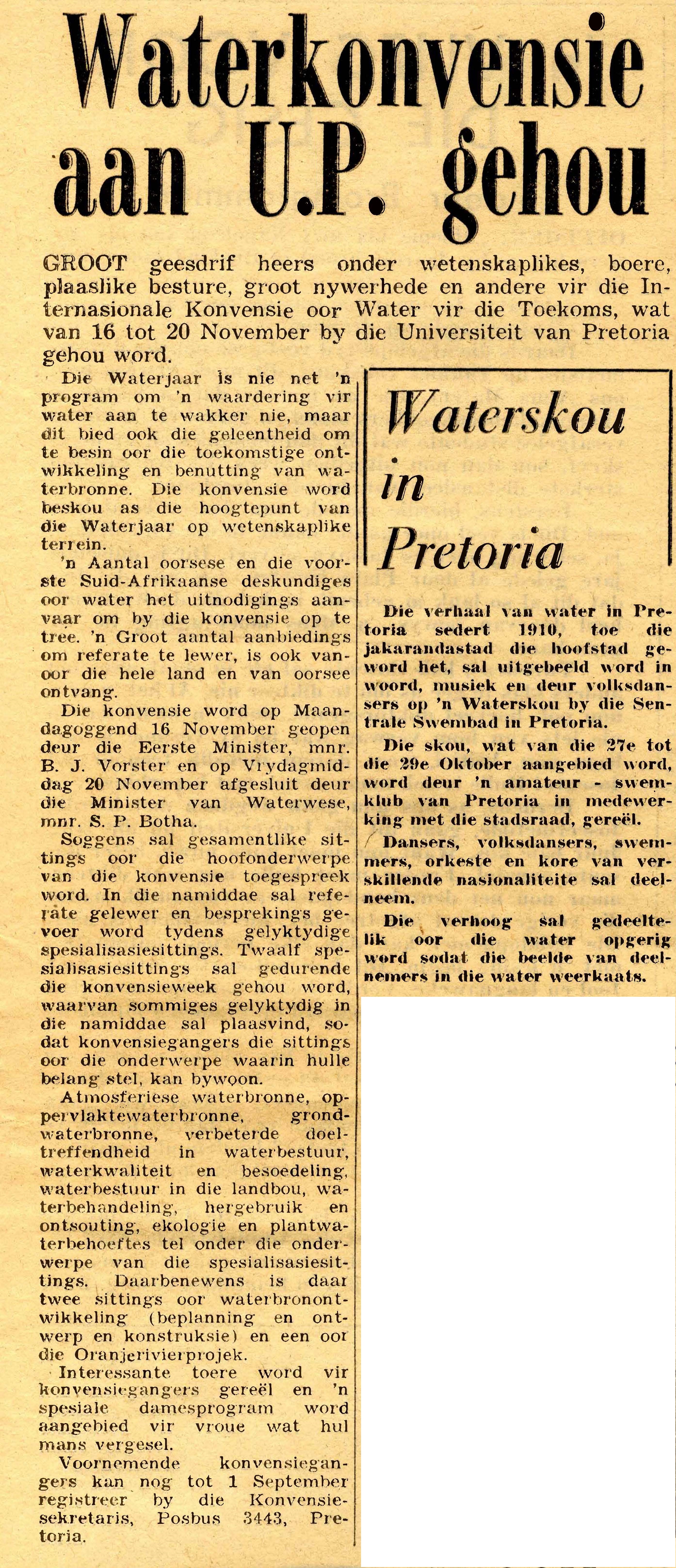 Die Perdeby, 16 September 1970