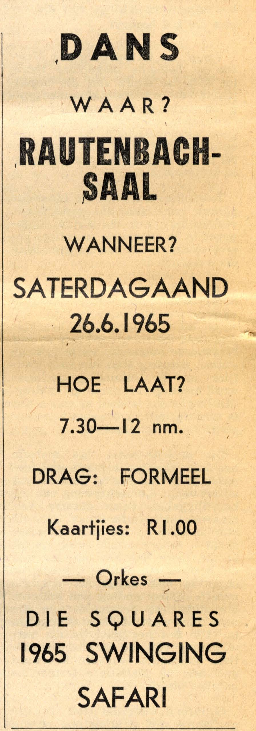 26 June 1965, Perdeby