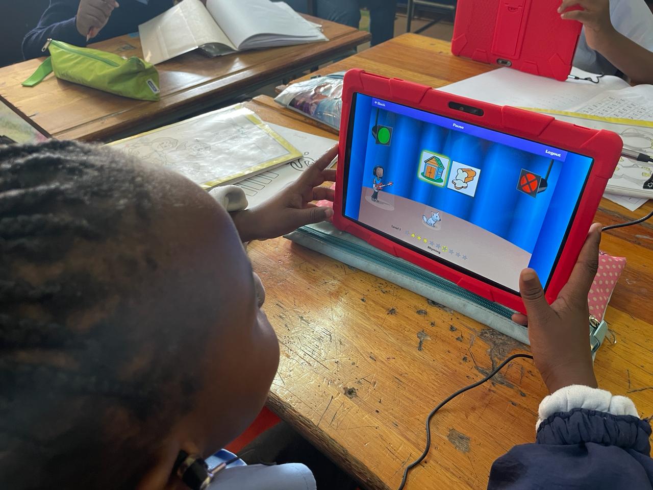 Learners are hard at work enjoying various phonological awareness activities
