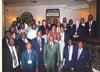 Prof Lamine Ndiaye (newly elected President) with Fellows of the African Academy of Sciences