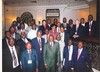 Prof Lamine Ndiaye (newly elected President) with Fellows of the African Academy of Sciences