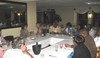 Prof Lubuma with support staff members and their partners on Bosses Day 2012