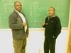 Prof Lubuma (left) and Prof Mickens (right) at Clark Atlanta University on 6 February 2009