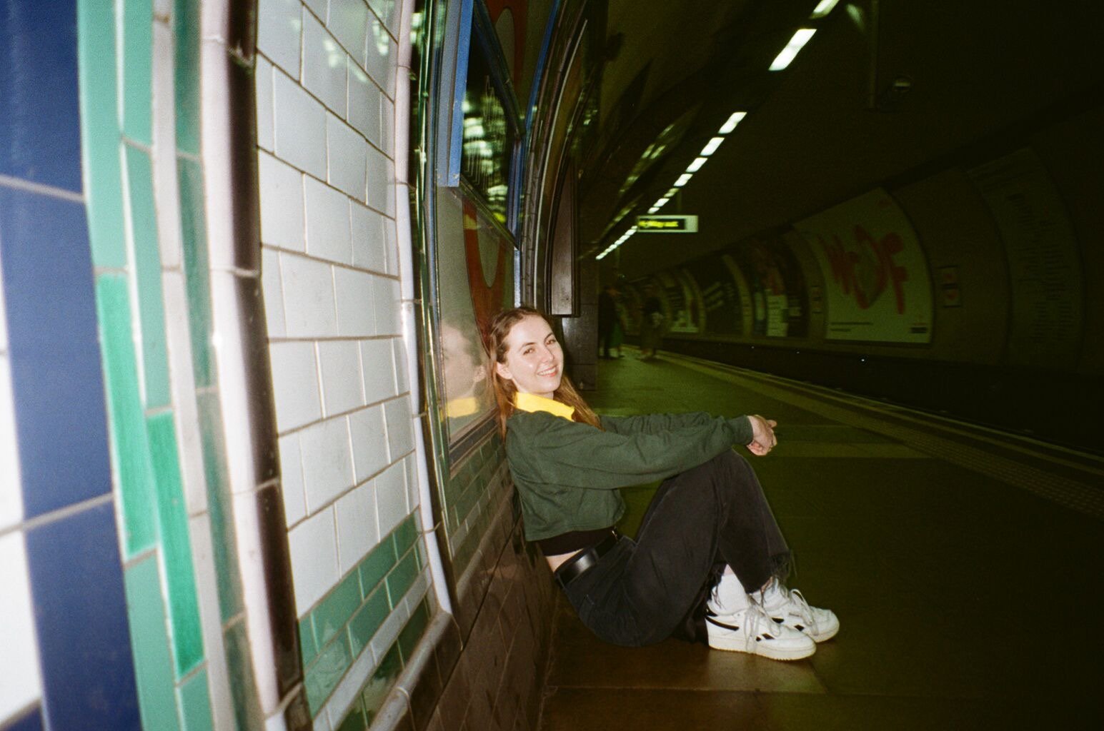 Celebrating South-Africa’s World-Cup victory over France in a tube in London