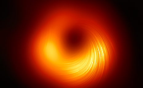 polarised view of black hole