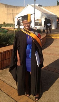 Ms Moseki celebrates her MA in Drama and Film Studies