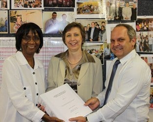 Prof Stella Nkomo, Prof Karen Luyt and Prof Karel Stanz.