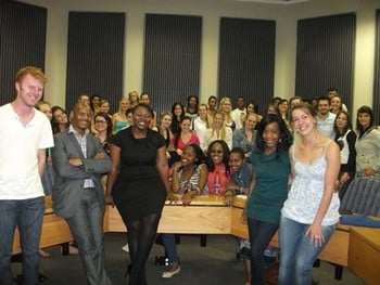 BComHons (Marketing Management) students with Mr Thami Nyendeni and Miss Mbali Zibi, front row second from left.